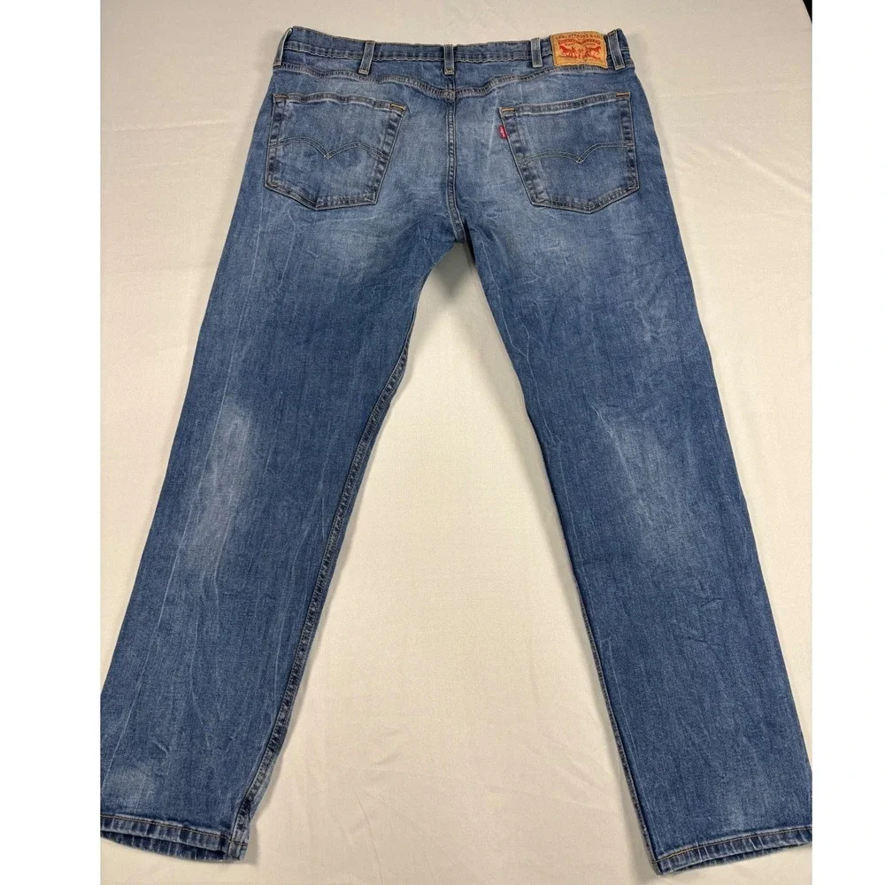 Levi's 502‎ Regular Taper Jeans Mens 38x32 Medium Wash Blue Denim